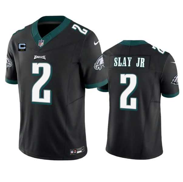 Men & Women & Youth Philadelphia Eagles #2 Darius Slay JR Black 2023 F.U.S.E. With 2-Star C Patch Vapor Untouchable Limited Jersey,We sell and wholesale Men & Women & Youth Philadelphia Eagles #2 Darius Slay JR Black 2023 F.U.S.E. With 2-Star C Patch Vapor Untouchable Limited Jersey on line form chian!